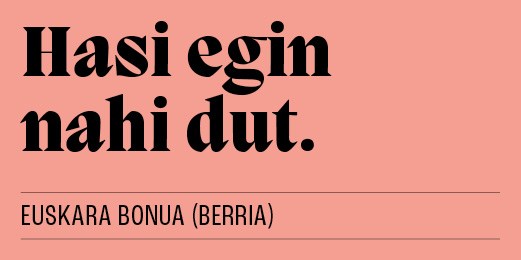 Quiero empezar - Euskara Bonua